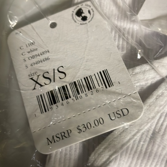 Free People NWT Square One Seamless Tank XS/S - Picture 4 of 4